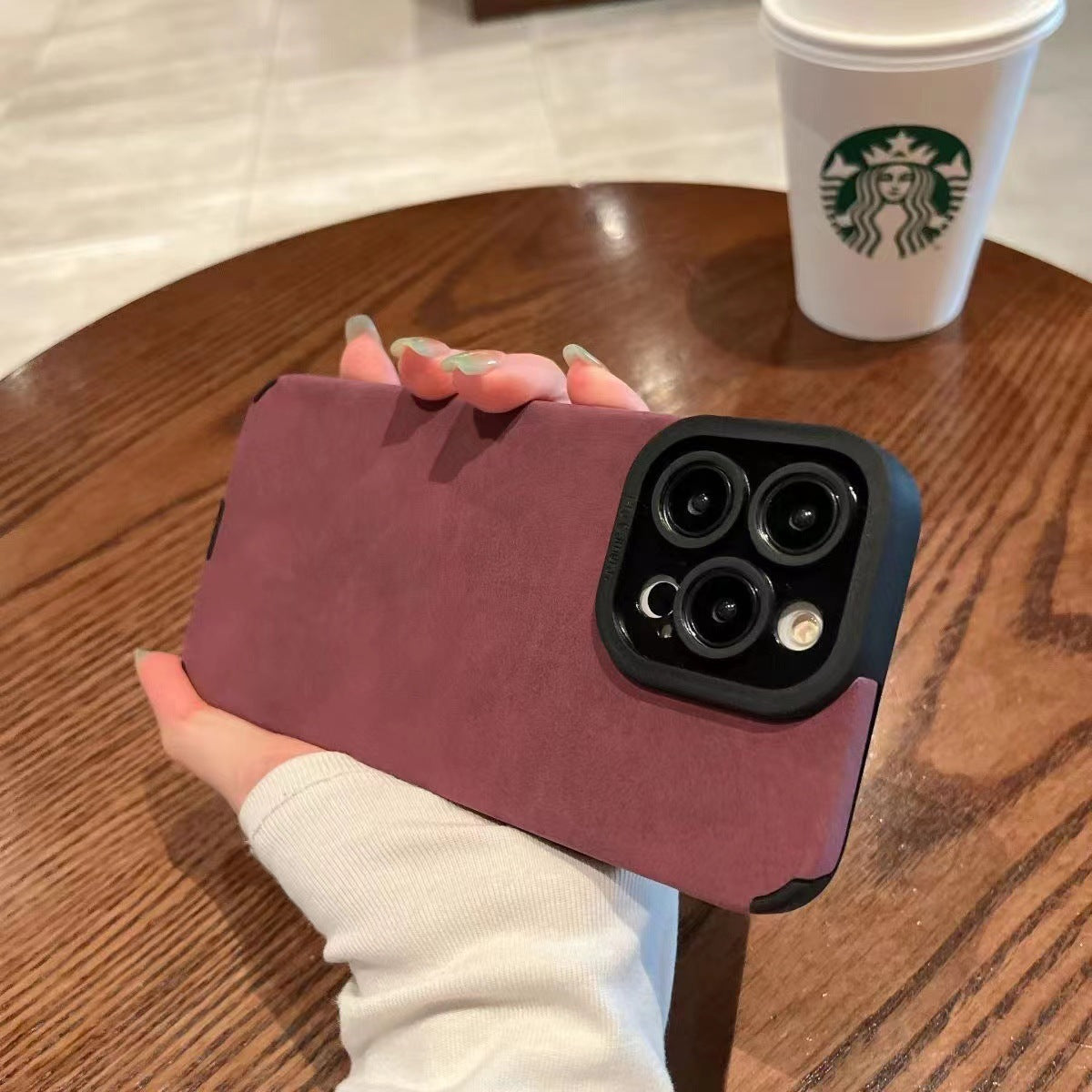Korean Style Suede Drop-resistant Phone Case af5b55c4 0660 40b2 8242 1218c5a92be8