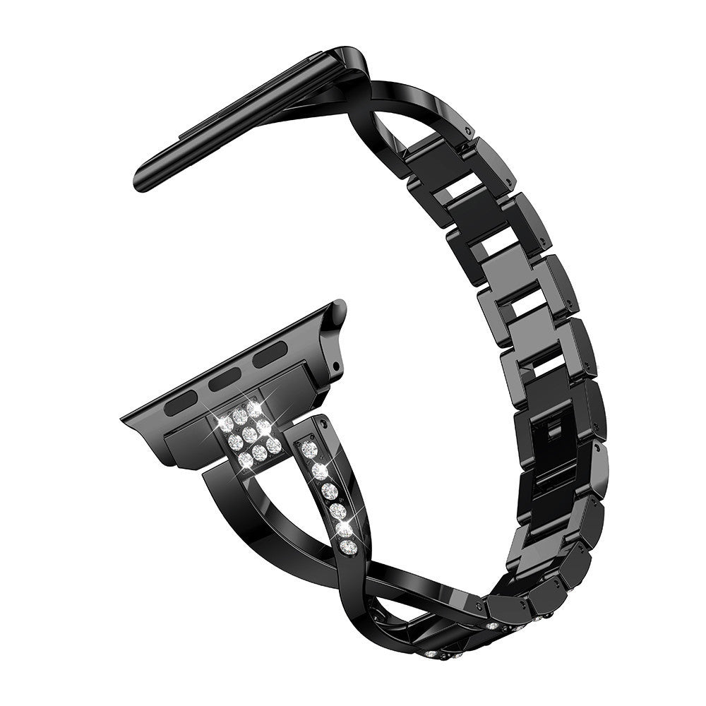 X-shaped Chain Metal Diamond Watch Band af5ccdd6 9fa1 422d ab50 1bfdc3b764a2