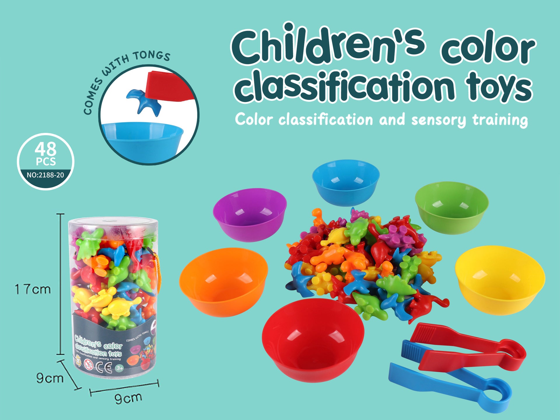 Rainbow Counting Dinosaurs Early Education Cognitive Montessori Early Education af7a5369 4453 49de 930d 5c4134937b29