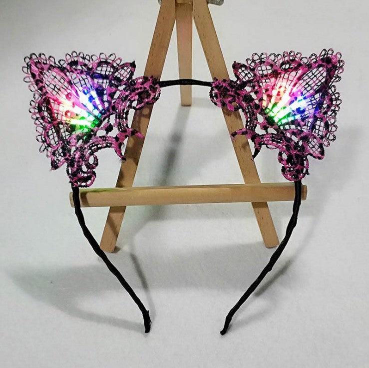 Glowing Hair Accessories Flashing Lights Cat Ears Headband af7b1baa a2f9 42bc 9697 d5ed8766a7ce