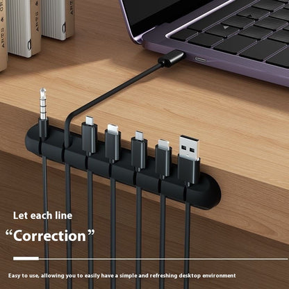 Desktop Fixed Charging Cable Storage Protector - 图片 2