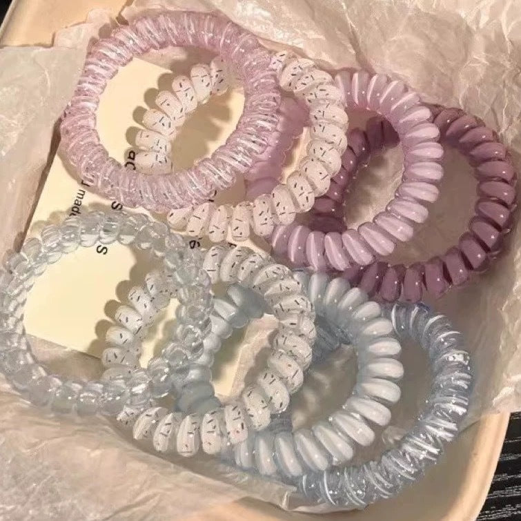 Telephone Wire Hair Ties Hair Rope Hair-binding High Elasticity Not Tight Hair afaa2fbc 2ab4 4f27 b686 42fb6bc139fa