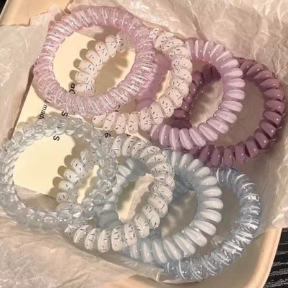 Telephone Wire Hair Ties Hair Rope Hair-binding High Elasticity Not Tight Hair afaa2fbc 2ab4 4f27 b686 42fb6bc139fa