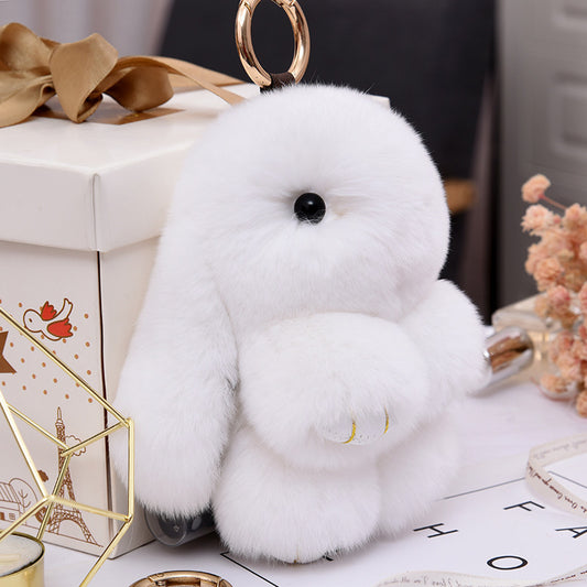 Fashionable Cotton Cute Rabbit Keychain Pendant afabfad9 04e6 47ae 8601 4e3b2f065911