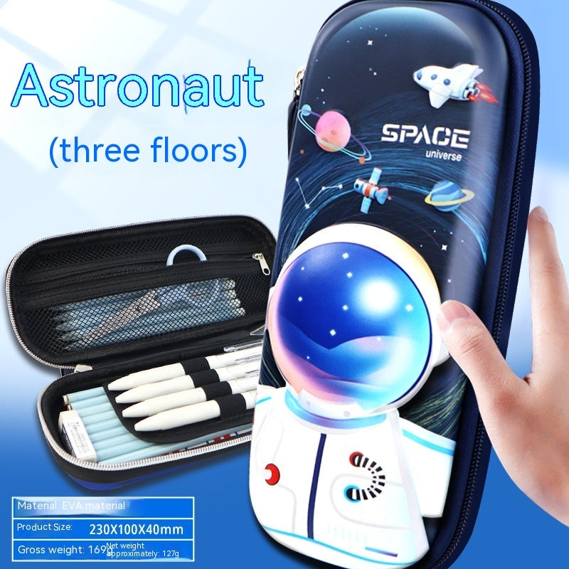 Three-dimensional Pencil Case Primary School Kindergarten Cartoon Large Capacity Pencil Case Pencil Box - 图片 17