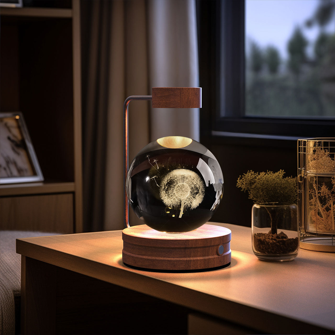 Crystal Ball Cosmic Dinosaur Indoor Night Light USB Power Warm Bedside Light Birthday Gift Night Lamp afb85bb4 ff39 41cb a19d