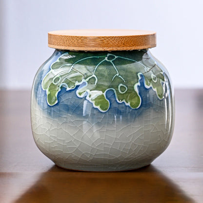 Hand Drawn Ge Kiln Tea Jar afe886e2 641c 4dc4 bdb9 4369d9100f0e
