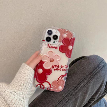 Retro Oil Painting Red Flower Phone Case aff2b319 cc7b 4376 9542 e2a9a0d99592