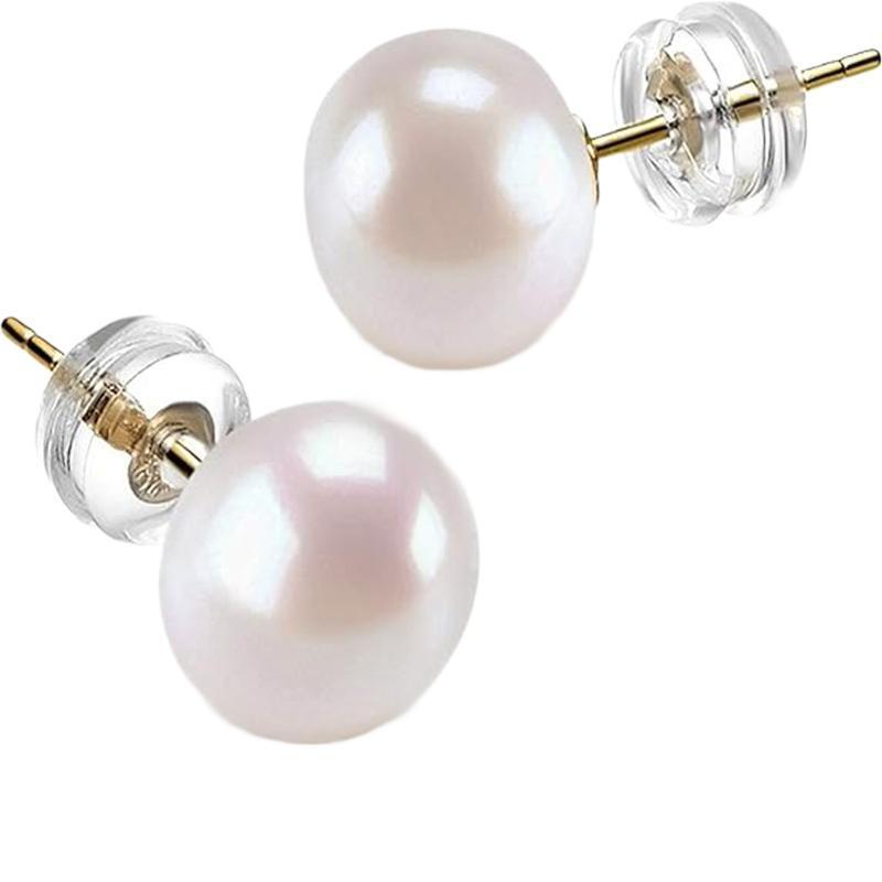 French Retro Affordable Luxury Artificial Pearl Light Bulb Ear Studs affaadc2 9c61 476c 8028 fce4b6689c85