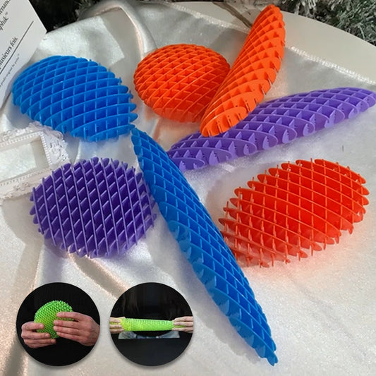Colorful Worm Squeeze Stretchy Toy Sensory Deformation Plastic Shrapnel Decompression Worm Toy afffe18e 3e08 4ef2 9e56 995ab1