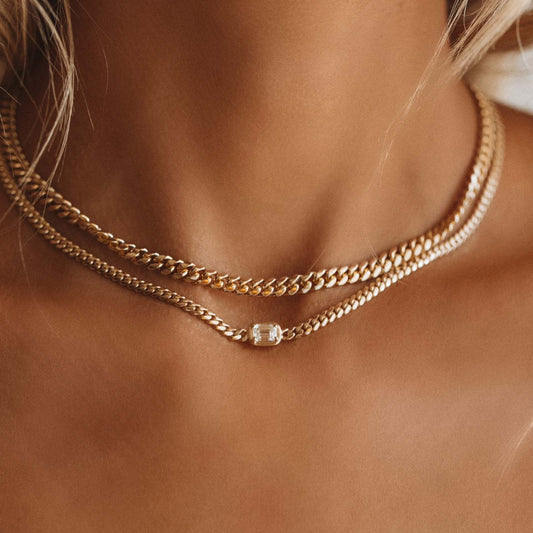 Heavy Industry Cuban Chain Love Necklace b003040b ec74 4304 b8a0 50cf0255c31e