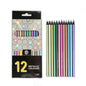 12-color Metallic Colored Pencils - 图片 6
