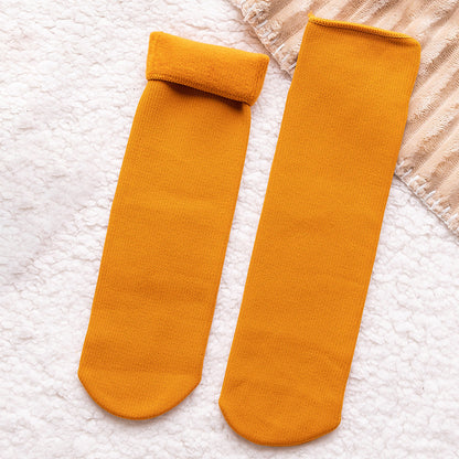 Candy Tube Socks Autumn And Winter Vertical Stripes Cashmere Snow Socks b0212603 56bf 4f3a 8602 3c6d313a9e6d