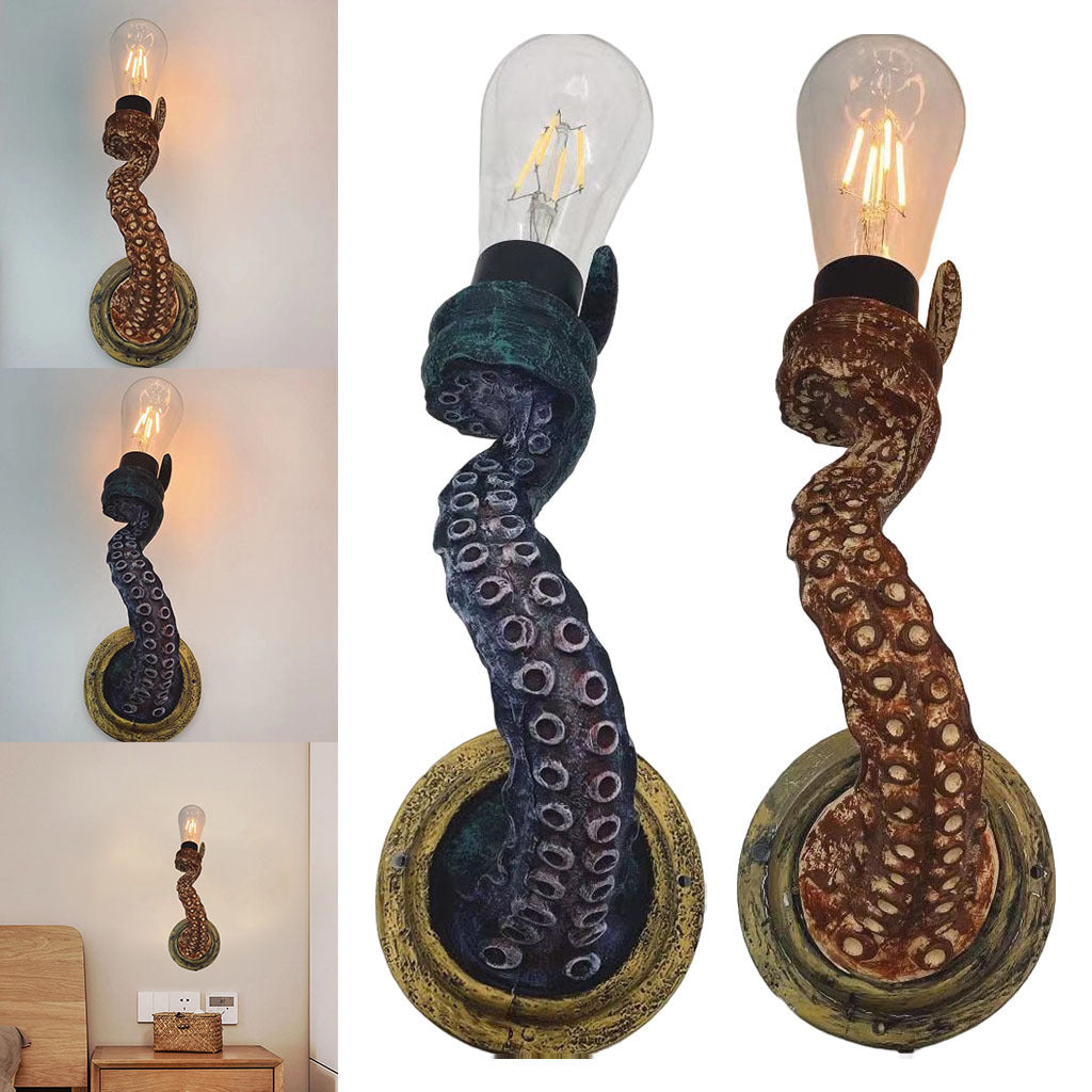Retro Octopus Electric Light Tentacle Wall Sconces Lamp for Home Decor b021de80 a493 4d43 b6cb fb7c2c745457
