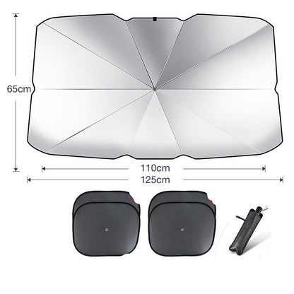 Foldable Car Windshield Sun Shade Umbrella UV Protection Heat Insulation Parasol Auto Front Window Cover Interior Protector S