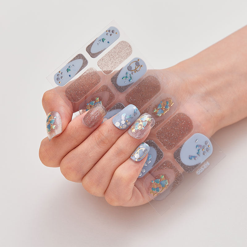 3d Laser Bronzing Craft Nail Applique Nail Sticker - HD Wireless Product #29