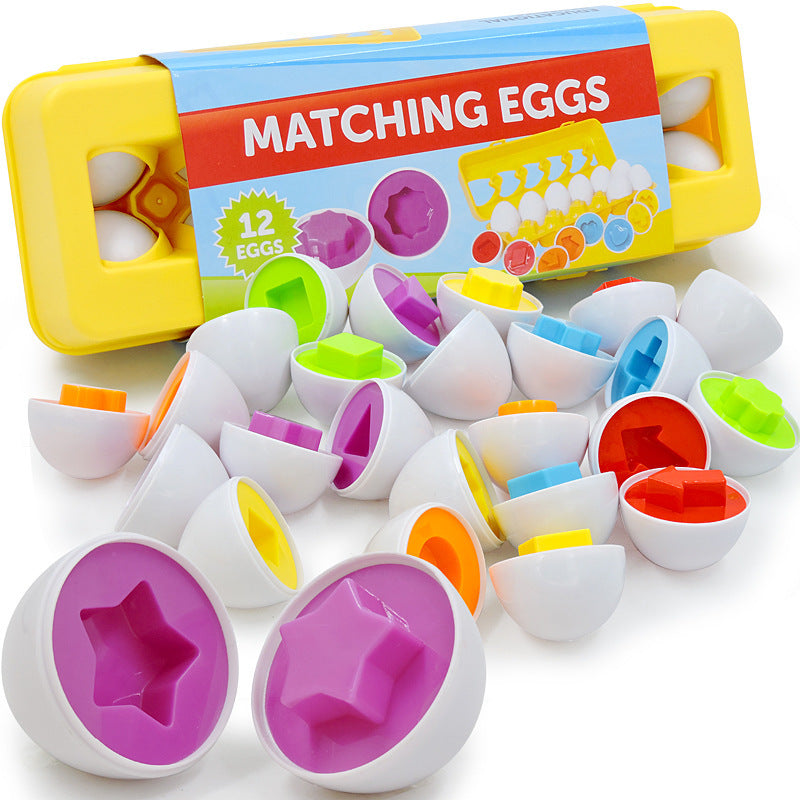 Baby Learning Educational Toy Smart Egg Toy Games Shape Matching Sorters Toys Montessori Eggs Toys For Kids Children b04ae824