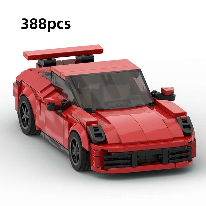 Small Particles Suit  Turbo Speed 8 Grid Building Blocks Racing Car b04f1eaf e702 40bb a549 aef0f96c69c0