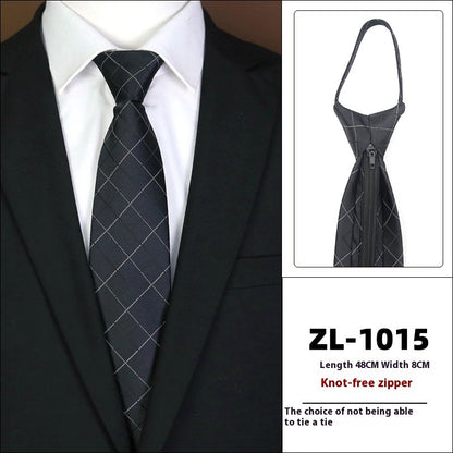 Men's Formal Wear Business Zipper Tie-free b05decb9 6fc0 4cd9 9aae dc05a380974f trans