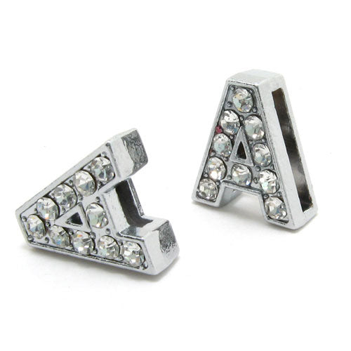 DIY Letter Bracelet 10mm Rhinestone Letter Beads b06a0d41 b387 46e8 8923 9be8c05c5afc
