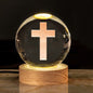 Creative Glow Crystal Cross Church Office Desk Surface Panel Ornaments b072938a 277f 4c09 a01f 9b266530b4ef