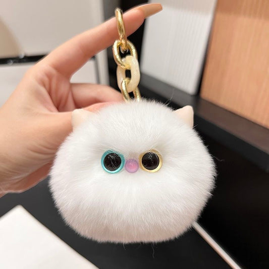 Artificial Mink Hair Mydriasis Kitty Car Key Ring b077c006 4a0b 49be a12a 0f276d86db0e