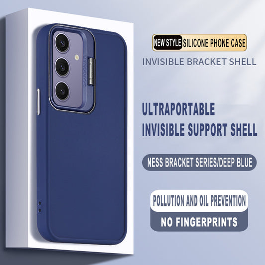 Invisible Lens Bracket Business Protective Cover Frosted Phone Case - 图片 1