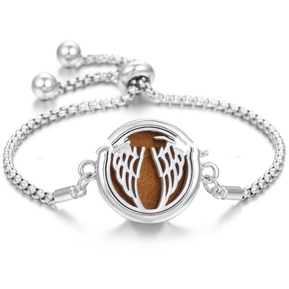 Lucky Tree Aromatherapy Oil Bracelet Stainless Steel b0960c66 ad1b 439d a225 41ff1abd3e97
