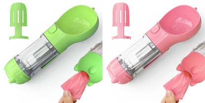 Pet Water Bottle Feeder Bowl Garbage Bag Storage Portable Pet Outdoor Travel 3 In 1 Dog Water Bottle b0a51bd7 4a79 4e6a 88e8 