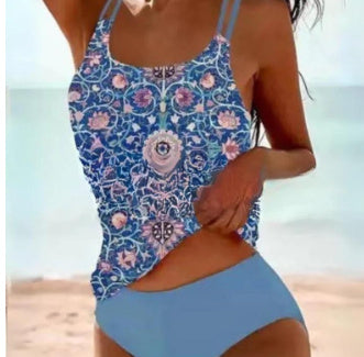 Bikini Beach Print Suspender Swimsuit Suit b0a780cd 912c 4dd6 beee 10c04ac990a3