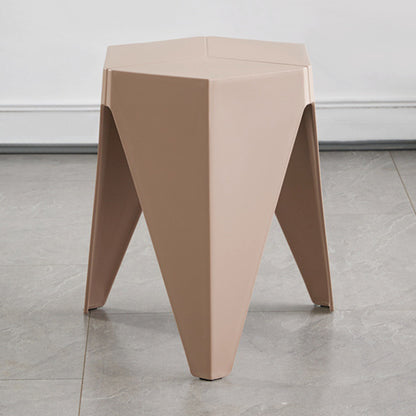 Household Plastic Stool Nordic Windmill Round Stool Thickened Stackable Plastic Stool Simple Modern Dining-table Chair High B