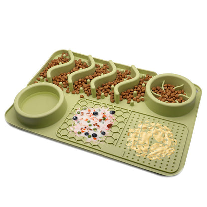 Dog Silicone Licking Pad Pet Licking Mat Silicone Smelling Mat Multifunctional Food Bowl Pets Supplies b0d2bb4b 0fe2 4ca1 a38