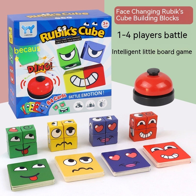 Face Changing Rubik's Cube Educational Toy Expression Building Blocks b0de45bf 9745 46fd b895 4cda29b32afc