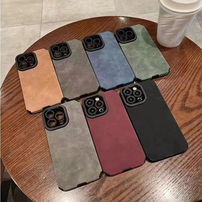 Korean Style Suede Drop-resistant Phone Case