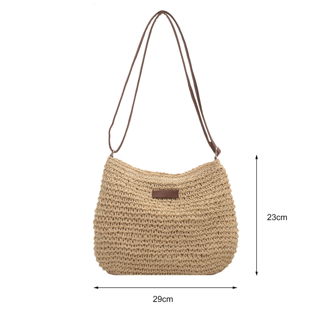 Niche Design Vacation Straw Tote Bag b0e16883 4466 49f2 a58b 3dd5e66a6b40