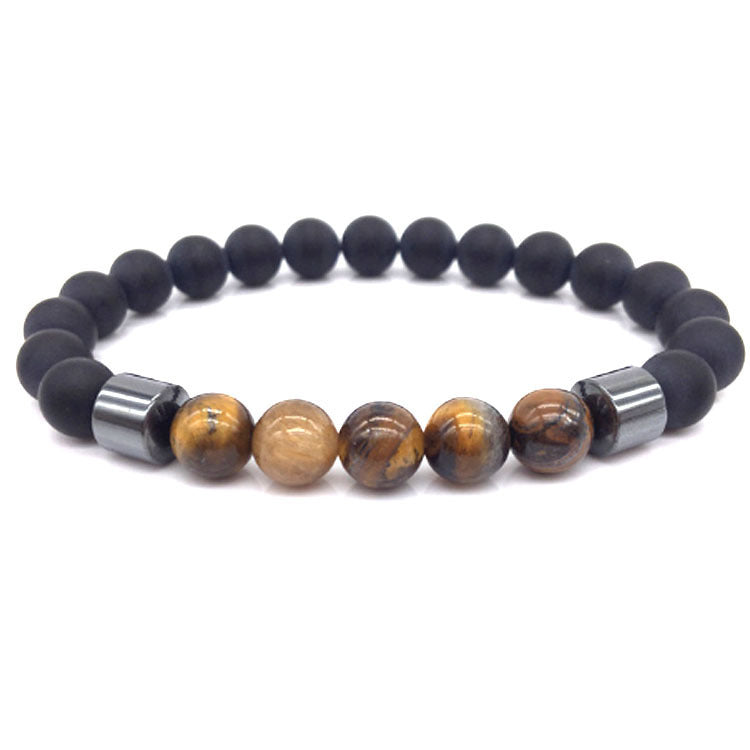 Fashion New Black Stone Tiger Eye Bead Magnet Bracelet b0e9985d 6f80 4504 a72d ce2c276be69a