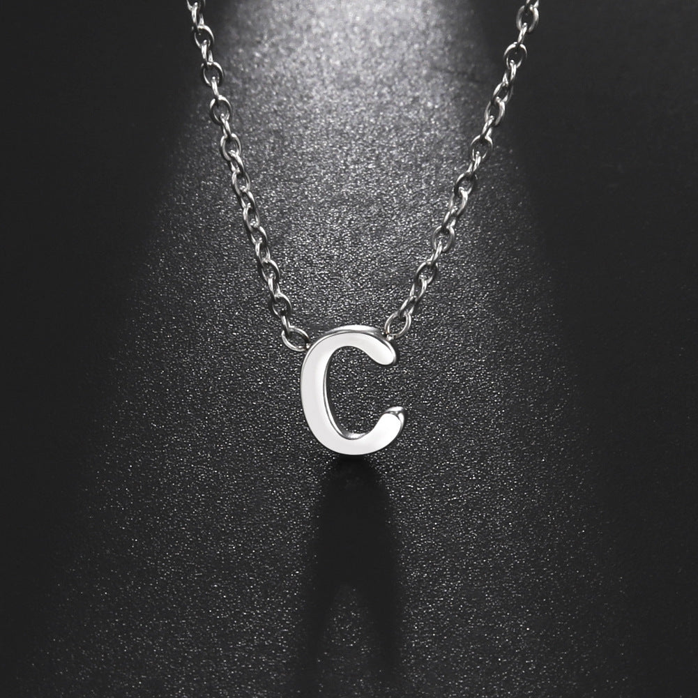 26 Letter Series Necklace For Girls - HD Wireless Product #6