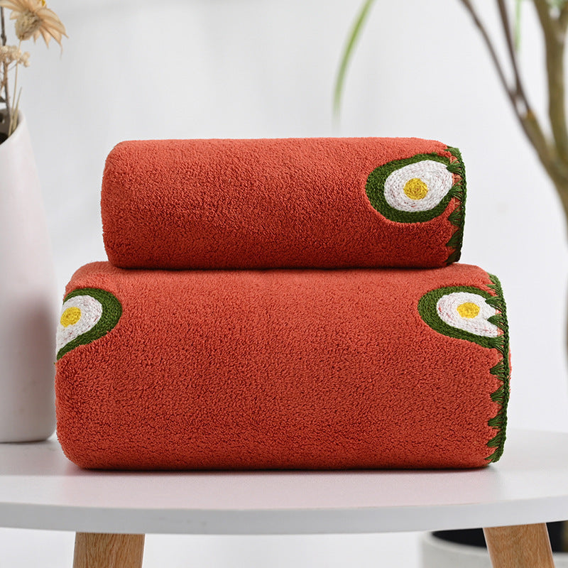 Pineapple Avocado Covers Towels Coral Velvet Soft Absorbent Couple b0eac8e0 9bb7 416c 865e 788590bde9b6 cfbde9a6 a3f2 4af9 89