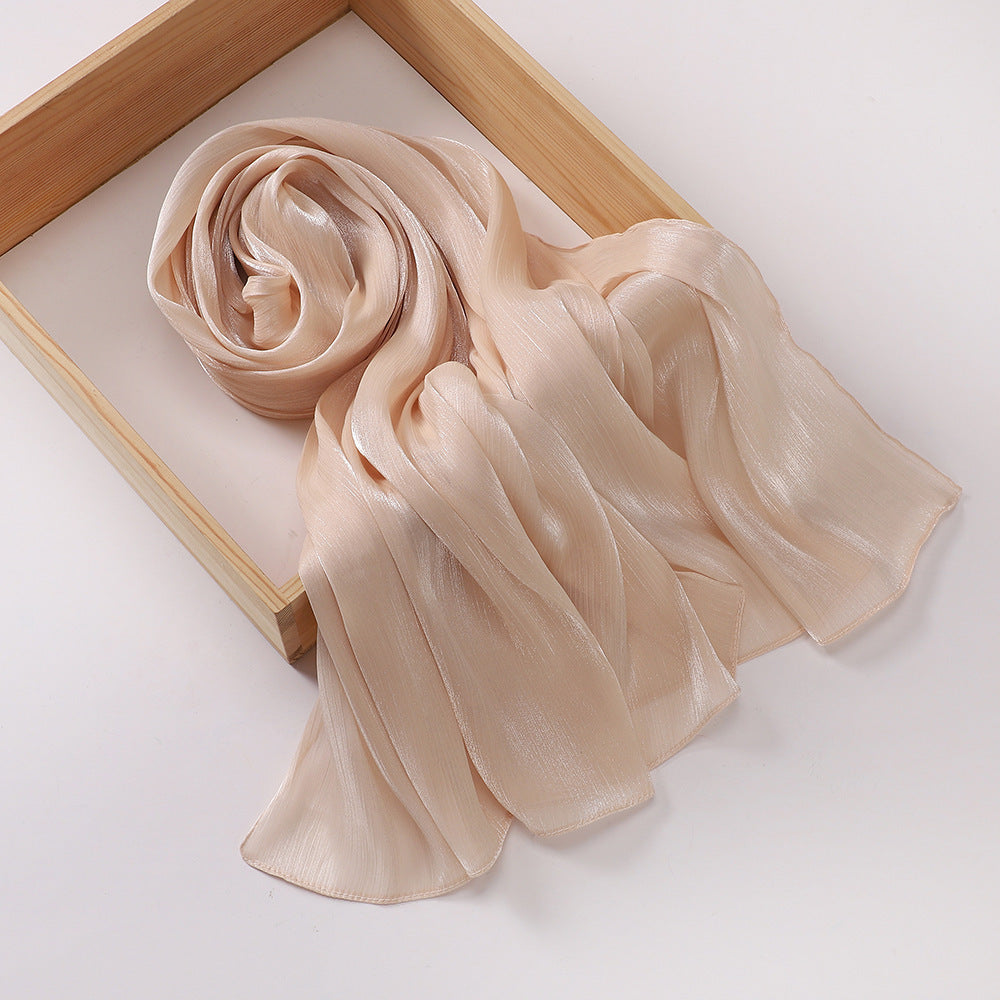 Breathable Cool Island Satin Smooth Silk Toe Scarf b0f7d0a6 08a3 496f b81e ea3b292c2e54