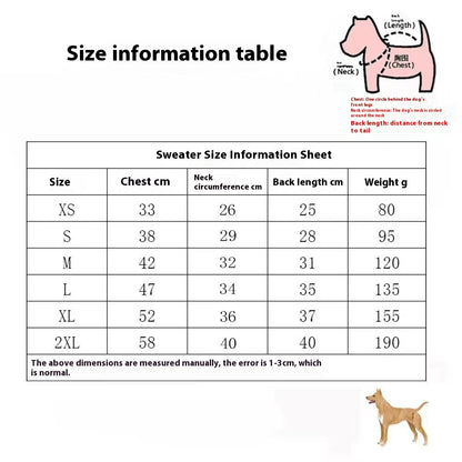 Pet Sweater Autumn And Winter Thick Warm Dog Clothes b0f88e6d 9ee6 466e 9f3a 103545e1211c