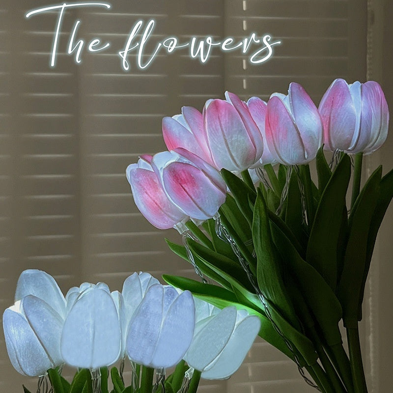 Led Lighting Chain Simulation Tulip Bridal Bouquet b0fcd649 b6ca 41db b9bd bade9e6d79fa