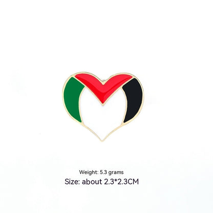 Fashion Simple Free Palestine Flag Brooch b101d80c 04ae 4180 8ca3 eb130b6ffa35 trans