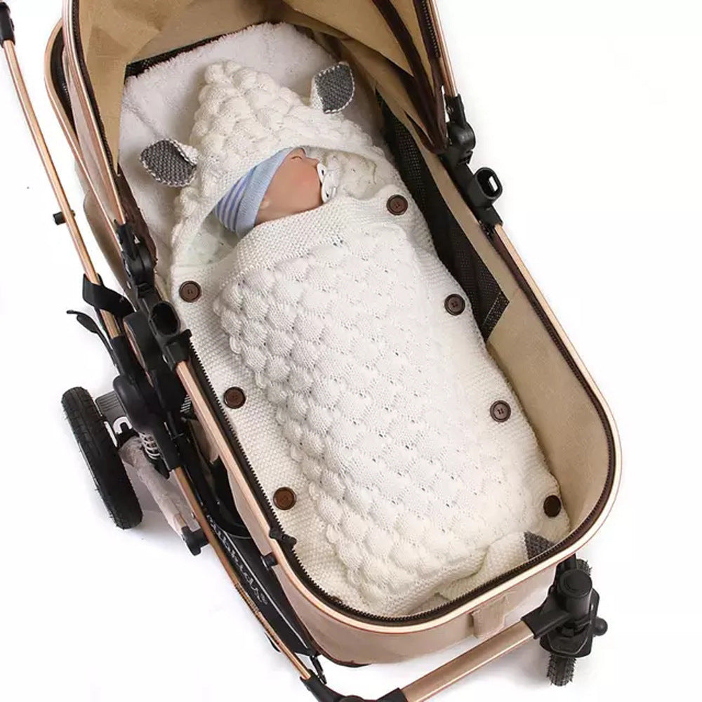 Pure Color Newborn Envelope Anti-kick Swaddling Blanket b1053d16 5080 44bc a324 56f10715a177