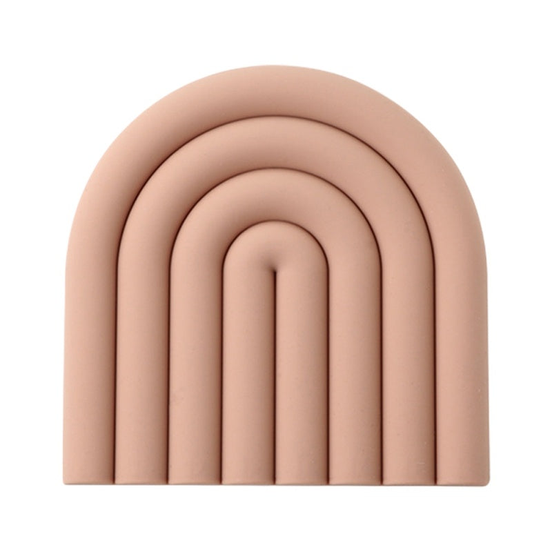 Rainbow Silicone Heat Insulation Pad Dining Table Heat Resistant And High b107a326 93f2 4cf5 a24e 3a99642a29ee