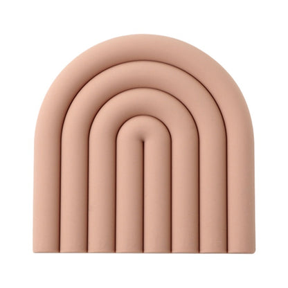 Rainbow Silicone Heat Insulation Pad Dining Table Heat Resistant And High b107a326 93f2 4cf5 a24e 3a99642a29ee