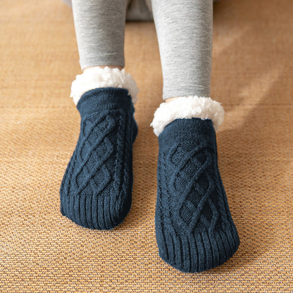Winter Knitted Plush Floor Socks Home Warm Non-slip Carpet Socks Women b10ca4bc bc12 4dc1 a5e5 32b800878447
