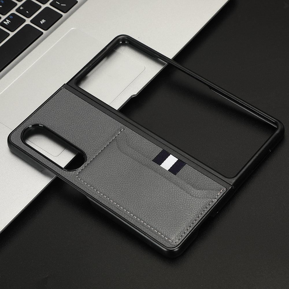 Simple Card-inserting Litchi Pattern Phone Case - 图片 10