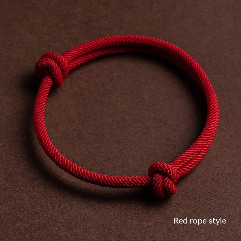 Handmade Truelove Knot This Animal Year Red Rope Bracelet b12a79f7 c4c6 4e13 aa94 778bafc00e41 trans