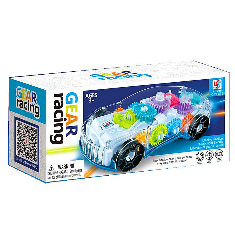 Transparent Gear Concept Light Music Electric Toy Car Model b12d7875 356e 4109 aedc 95017b5e56c4
