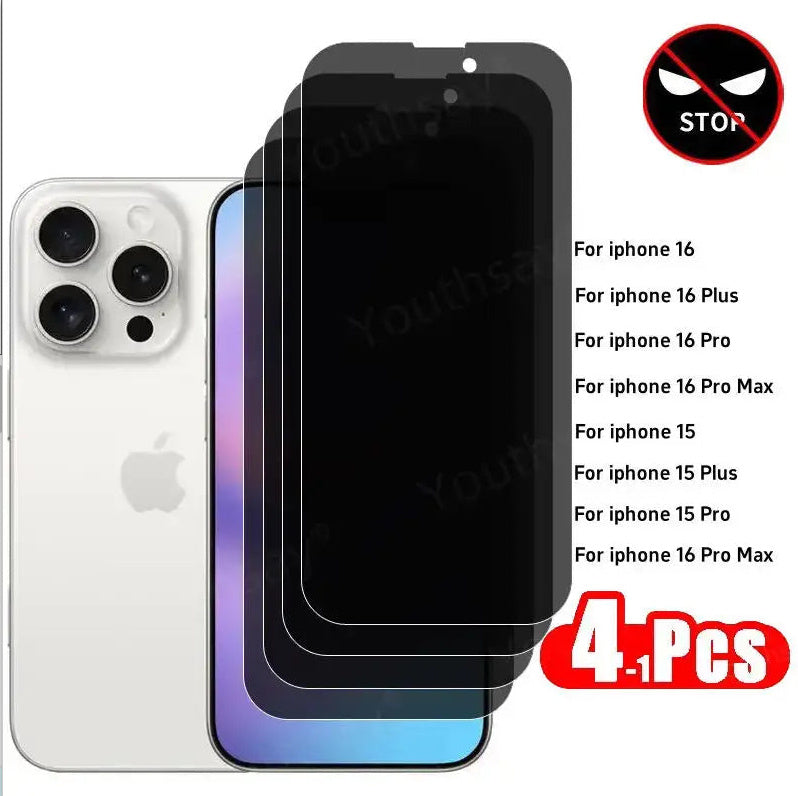Compatible with Apple , Anti-peeping Toughened Film For Mobile Phones - 图片 10